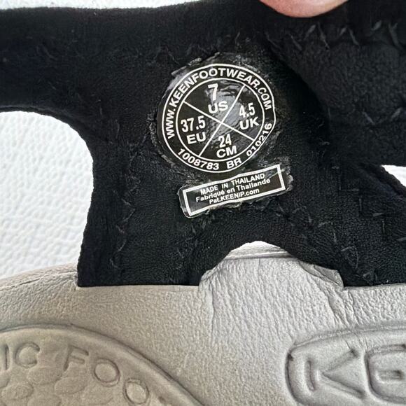 Keen Rose Sandals Womens Size 7 Black Closed Toe Adjustable Strap - Picture 6 of 9